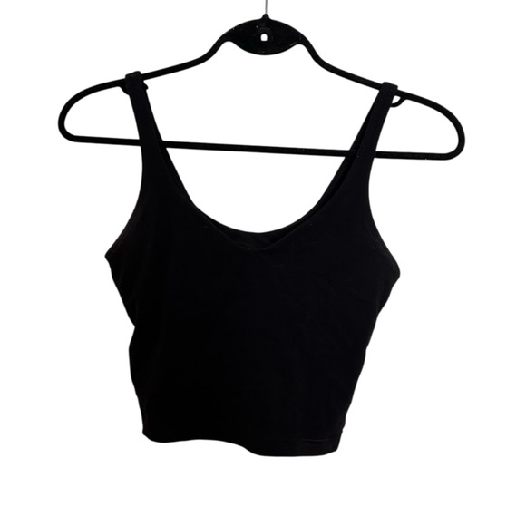Lululemon Align Tank- Black Cropped Athletic Tank- Size 2 - Picture 3 of 9